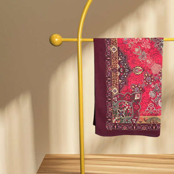 Persian Rose Chiffon Scarf - Image 3