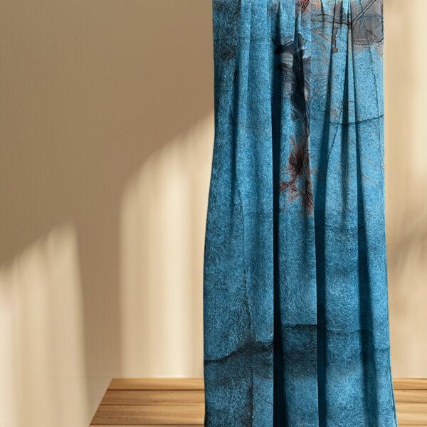 Velvet Sky Chiffon Scarf - Image 3