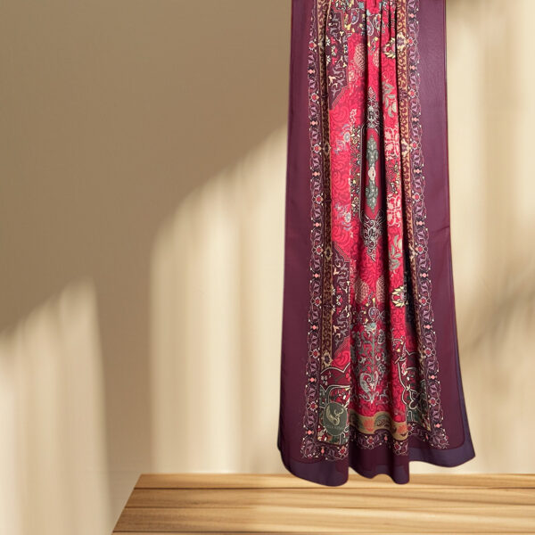 Persian Rose Chiffon Scarf - Image 2
