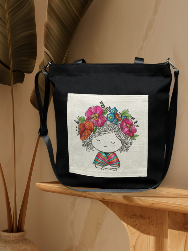 Floral lady - Tote bag