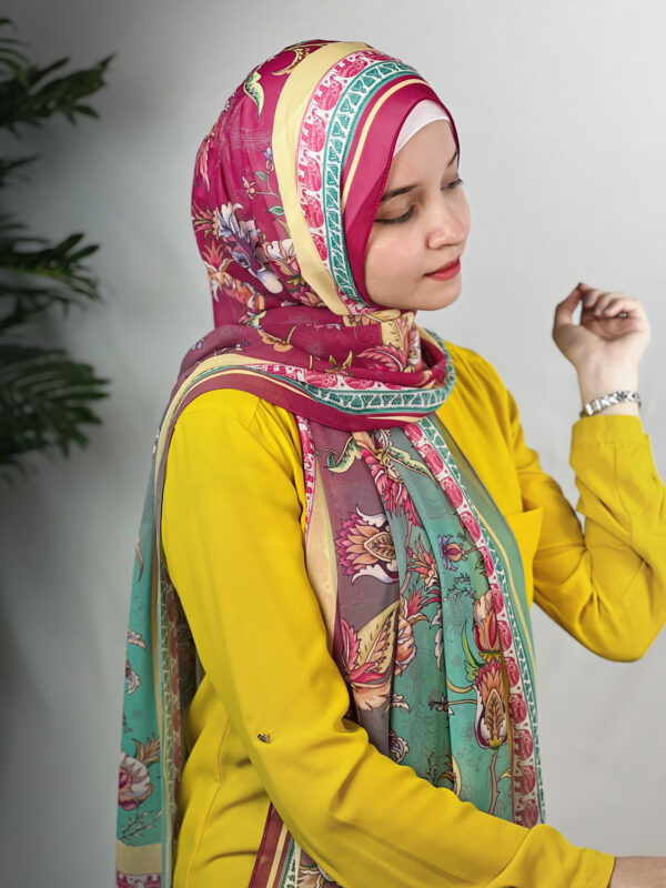 Indian Delight Chiffon Scarf