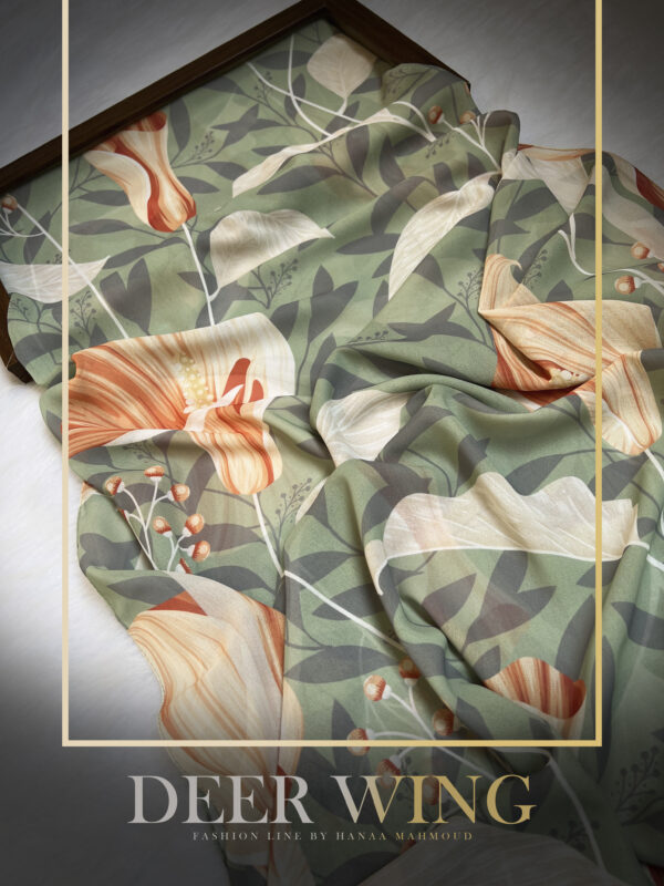 Flourish Chiffon Scarf - Image 2