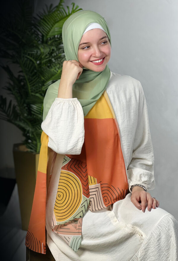 Charming Chiffon Scarf - Image 2