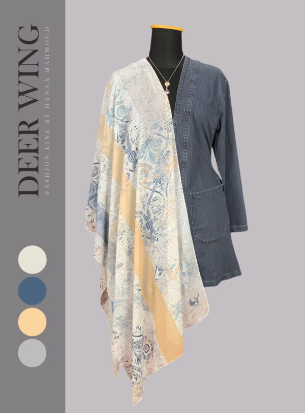 Wandering Look Chiffon Scarf - Image 2