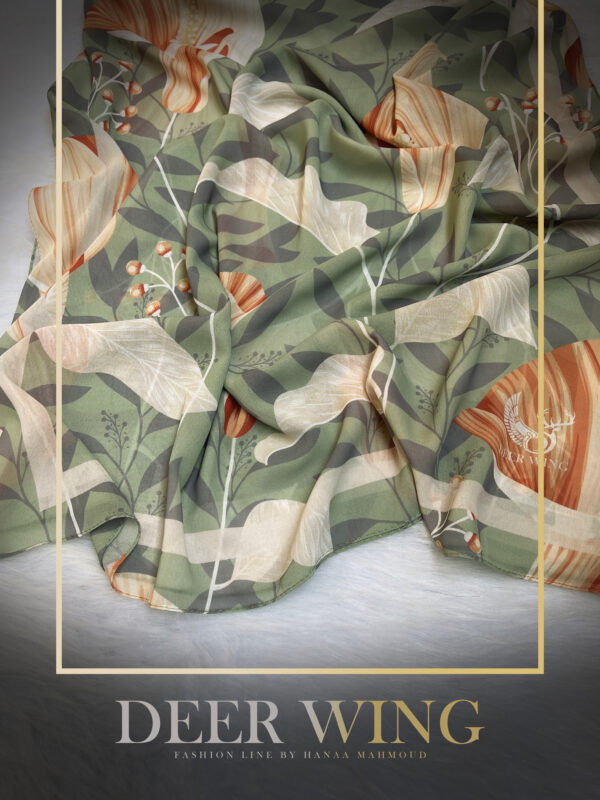 Flourish Chiffon Scarf - Image 3