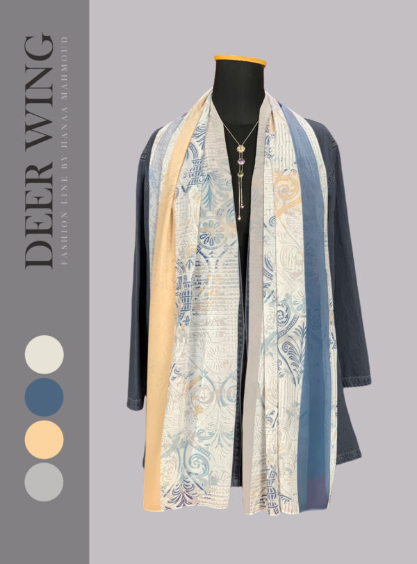 Wandering Look Chiffon Scarf - Image 3