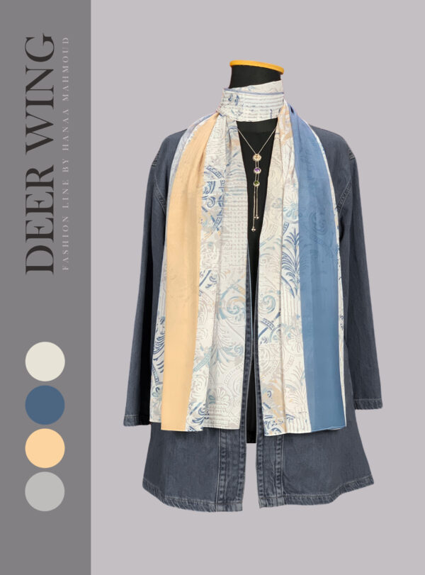 Wandering Look Chiffon Scarf - Image 4