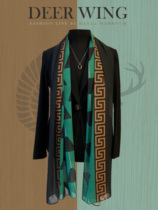 Luster Of The Lotus Chiffon Scarf - Image 3