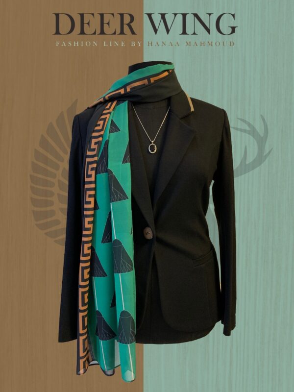 Luster Of The Lotus Chiffon Scarf - Image 2