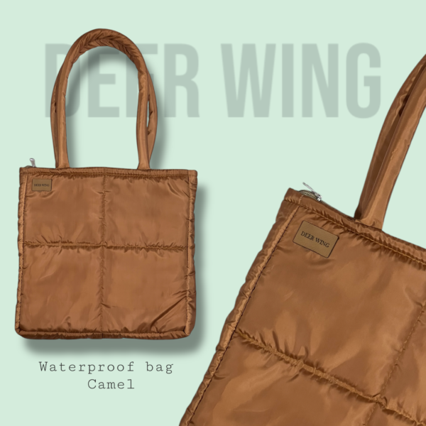Bag- water-resistant- Camel - Image 2