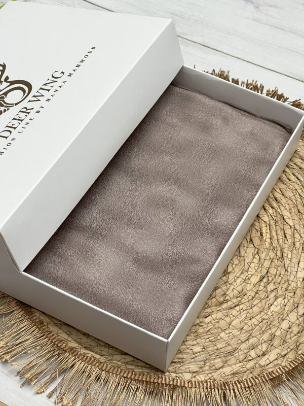 Mocha Cotton Elegance Scarf