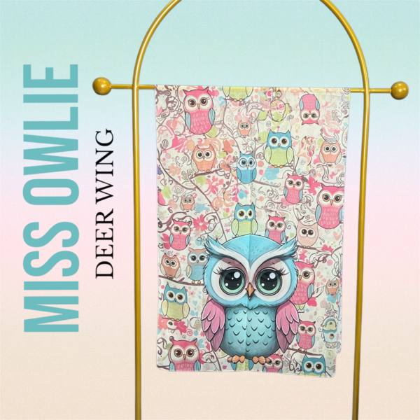 Miss Owlie Chiffon Scarf - Image 2