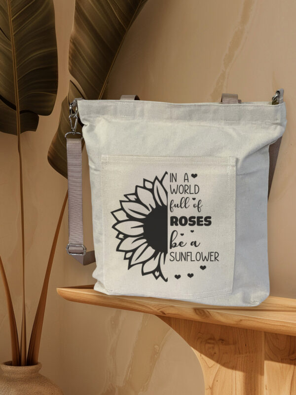 Be A Sunflower- Tote bag - Image 2