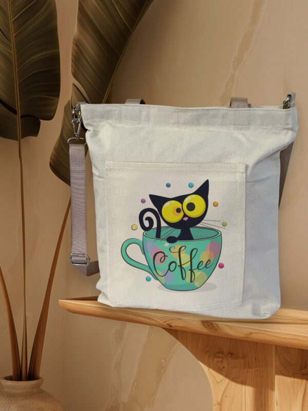 Coffee Cat - Tote bag - Image 2